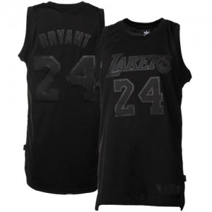 Maillot NBA Authentic Kobe Bryant #24 Los Angeles Lakers Noir / noir - Homme