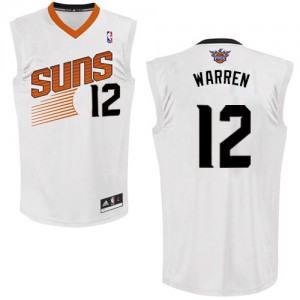 Maillot NBA Phoenix Suns #12 T.J. Warren Blanc Adidas Swingman Home - Homme