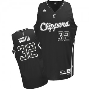 Los Angeles Clippers #32 Adidas Shadow Noir Swingman Maillot d'équipe de NBA Le meilleur cadeau - Blake Griffin pour Homme