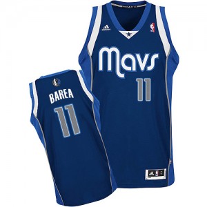 Maillot NBA Bleu marin Jose Barea #11 Dallas Mavericks Alternate Swingman Homme Adidas