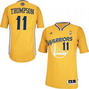 Golden State Warriors Klay Thompson #11 Alternate Swingman Maillot d'équipe de NBA - Or pour Homme