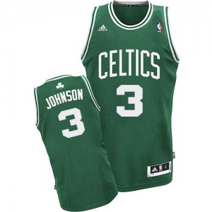 Maillot Adidas Vert (No Blanc) Road Swingman Boston Celtics - Dennis Johnson #3 - Homme