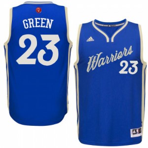 Maillot Authentic Golden State Warriors NBA 2015-16 Christmas Day Bleu royal - #23 Draymond Green - Homme