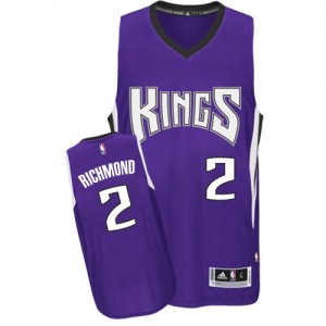 Sacramento Kings #2 Adidas Road Violet Authentic Maillot d'équipe de NBA Prix d'usine - Mitch Richmond pour Homme
