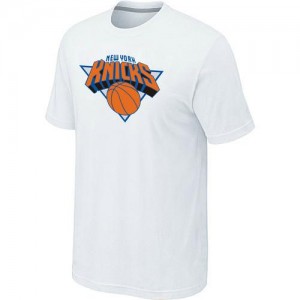 T-shirt principal de logo New York Knicks NBA Big & Tall Blanc - Homme