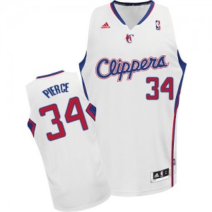 Los Angeles Clippers #34 Adidas Home Blanc Swingman Maillot d'équipe de NBA pour pas cher - Paul Pierce pour Homme