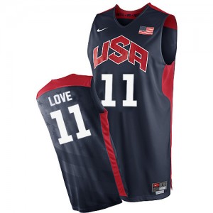 Maillot NBA Authentic Kevin Love #11 Team USA 2012 Olympics Bleu marin - Homme