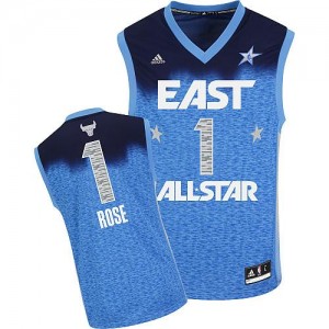 Maillot Swingman Chicago Bulls NBA 2012 All Star Bleu - #1 Derrick Rose - Homme