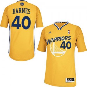 Maillot Adidas Or Alternate Swingman Golden State Warriors - Harrison Barnes #40 - Homme