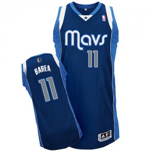Dallas Mavericks #11 Adidas Alternate Bleu marin Authentic Maillot d'équipe de NBA pas cher en ligne - Jose Barea pour Homme