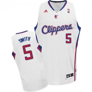 Maillot NBA Los Angeles Clippers #5 Josh Smith Blanc Adidas Swingman Home - Homme