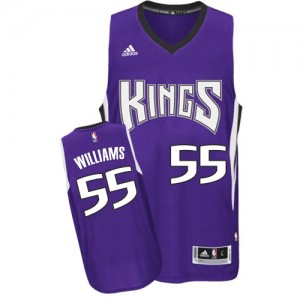 Sacramento Kings #55 Adidas Road Violet Swingman Maillot d'équipe de NBA prix d'usine en ligne - Jason Williams pour Homme