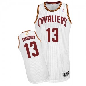 Maillot NBA Cleveland Cavaliers #13 Tristan Thompson Blanc Adidas Authentic Home - Homme