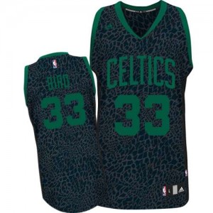 Maillot NBA Noir Larry Bird #33 Boston Celtics Crazy Light Authentic Homme Adidas