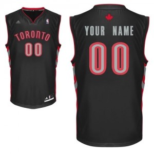 Maillot NBA Noir Swingman Personnalisé Toronto Raptors Alternate Homme Adidas