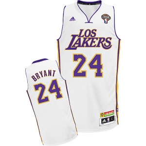 Los Angeles Lakers #24 Adidas Latin Nights Blanc Swingman Maillot d'équipe de NBA vente en ligne - Kobe Bryant pour Homme