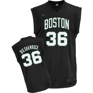 Maillot Swingman Boston Celtics NBA Big Shamrock Noir - #36 Shaquille O'Neal - Homme
