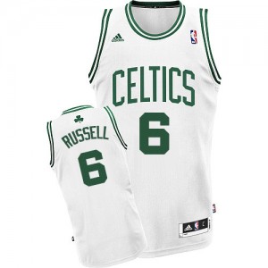 Maillot Swingman Boston Celtics NBA Home Blanc - #6 Bill Russell - Homme