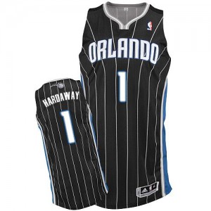 Maillot Authentic Orlando Magic NBA Alternate Noir - #1 Penny Hardaway - Homme
