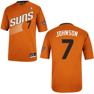 Phoenix Suns Kevin Johnson #7 Alternate Authentic Maillot d'équipe de NBA - Orange pour Homme