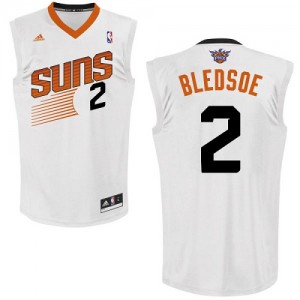 Phoenix Suns Eric Bledsoe #2 Home Swingman Maillot d'équipe de NBA - Blanc pour Homme