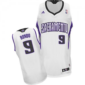 Maillot Swingman Sacramento Kings NBA Home Blanc - #9 Rajon Rondo - Homme