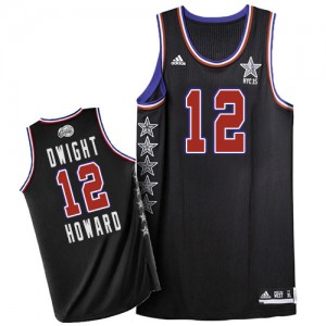 Maillot Authentic Houston Rockets NBA 2015 All Star Noir - #12 Dwight Howard - Homme