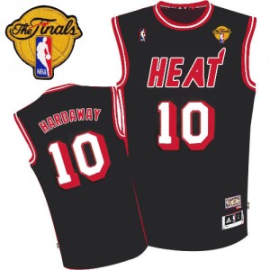 Maillot NBA Authentic Tim Hardaway #10 Miami Heat Hardwood Classic Nights Finals Patch Noir - Homme